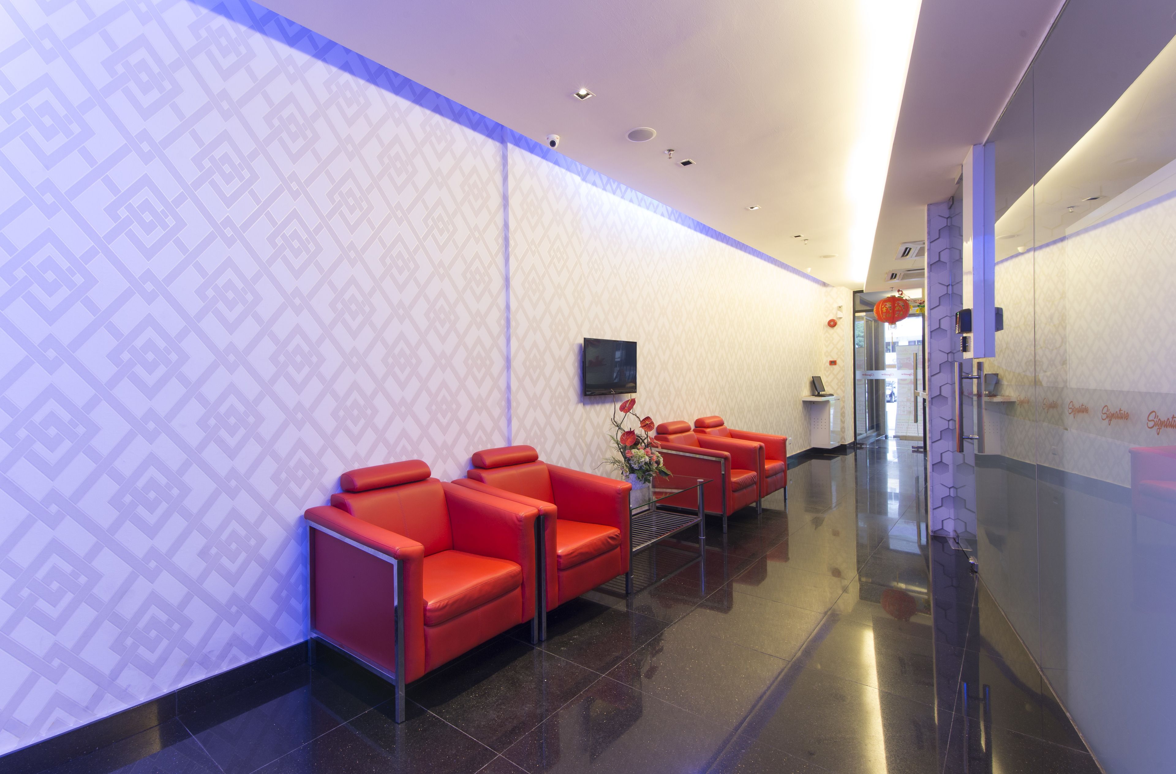 Zona de estar del vestíbulo