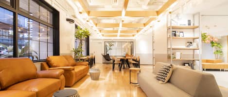 Sala de estar en el lobby