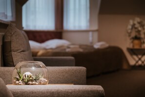 Triple Room | Desk, laptop workspace, free WiFi, bed sheets - Villa Palladium (Gdansk)