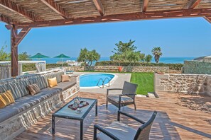 Terrace/patio - Stavromenos Villas (Rethymno)