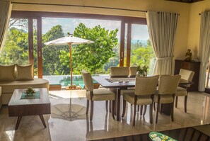Two Bedrooms Farm Villa With Private Pool | Living room - Bagus Agro Pelaga (Pelaga)