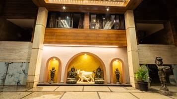 Entrée de l’hébergement