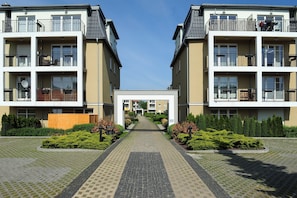 Majoituspaikan julkisivu