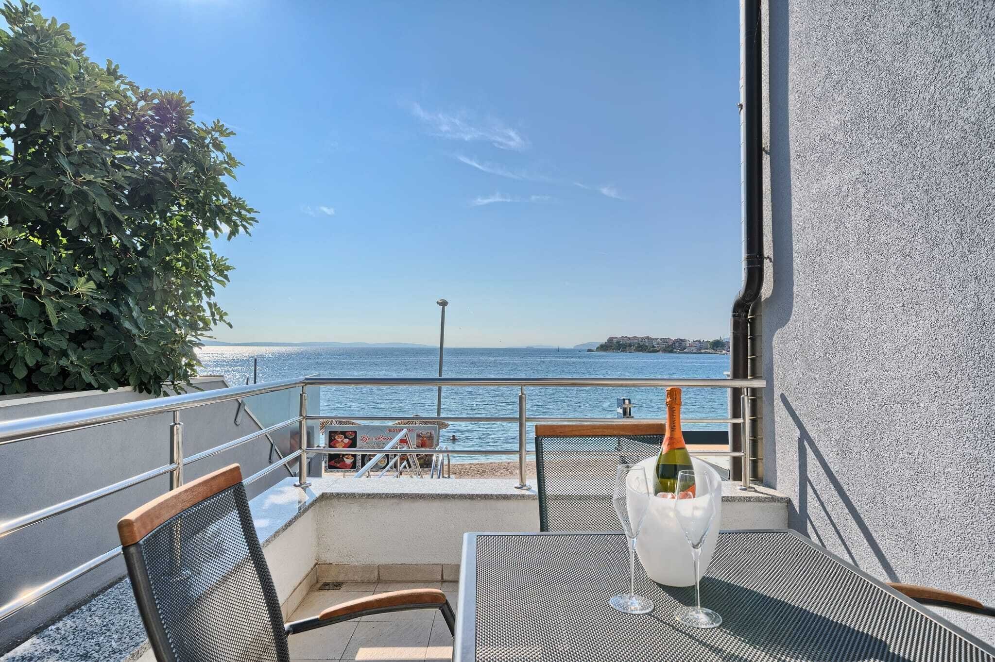 Quadruple Room, 2 Bedrooms, Patio, Sea View | Beach/ocean view