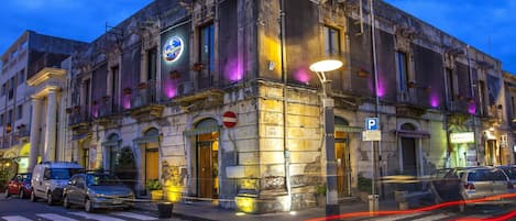 Front of property – evening/night