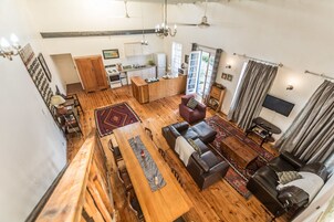 Bartholomew's Loft | Living area | Plasma TV, fireplace