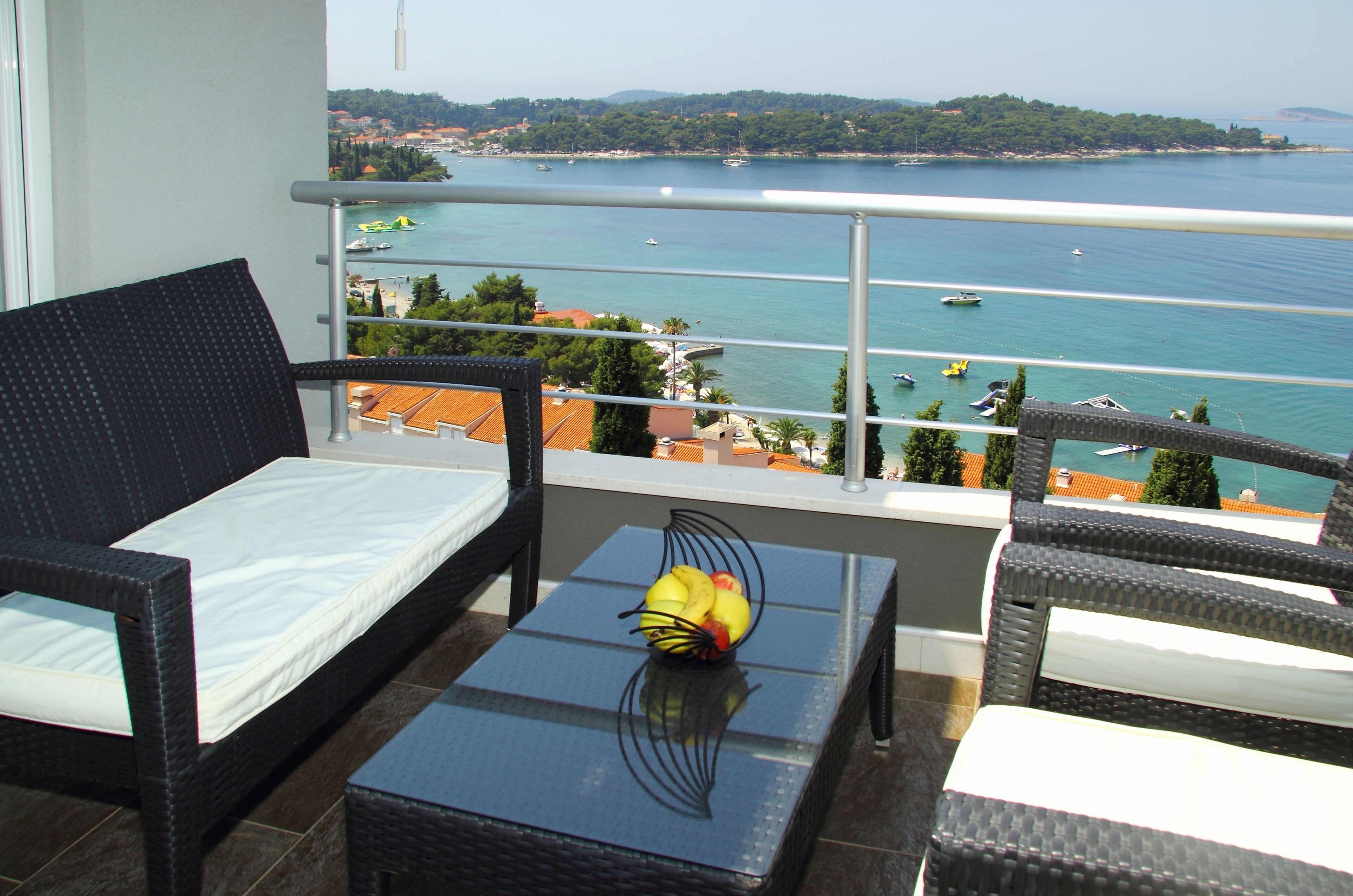 Deluxe Penthouse, 3 Bedrooms, Terrace, Sea View | View from room