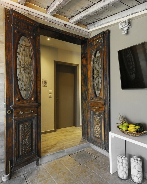 Entrada de la propiedad