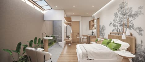 Solaris Villa | In-room safe, desk, laptop workspace, soundproofing