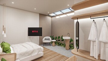 Solaris Villa | In-room safe, desk, laptop workspace, soundproofing