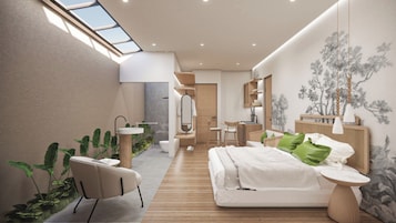 Solaris Villa | In-room safe, desk, laptop workspace, soundproofing