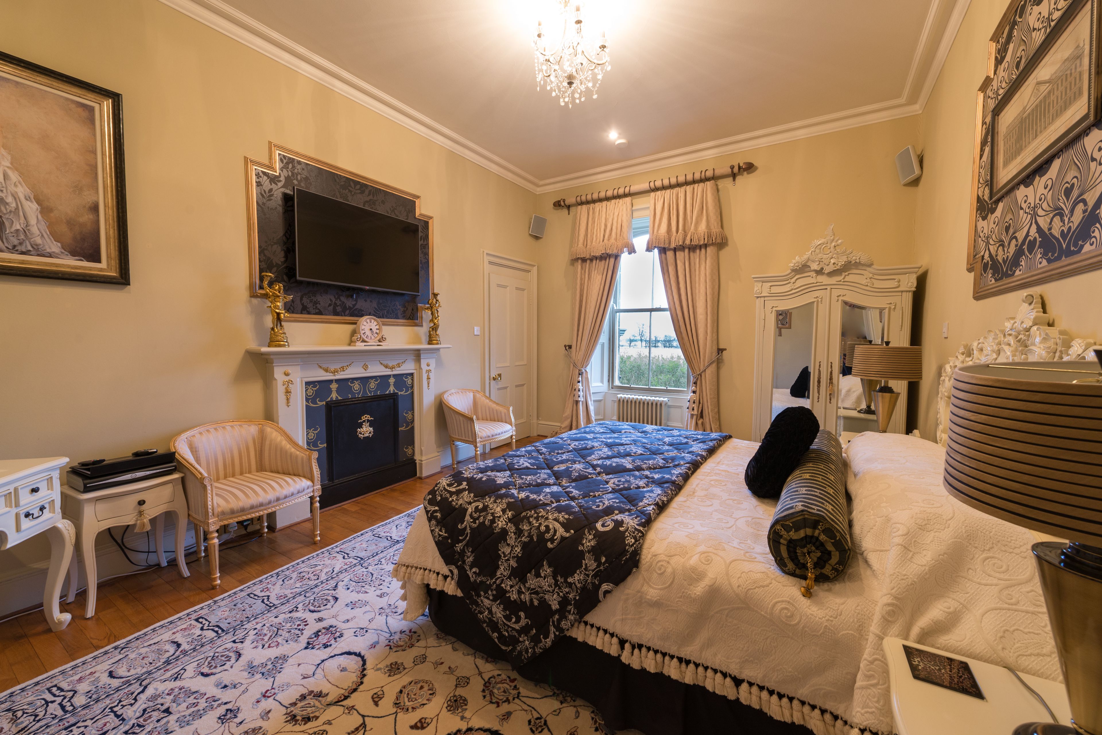 Chambre Deluxe Double ou avec lits jumeaux, 1 chambre, vue jardin