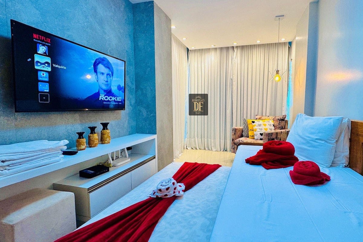 Premium Apartment | 1 bilik tidur, cadar kapas Mesir, peralatan tempat tidur premium