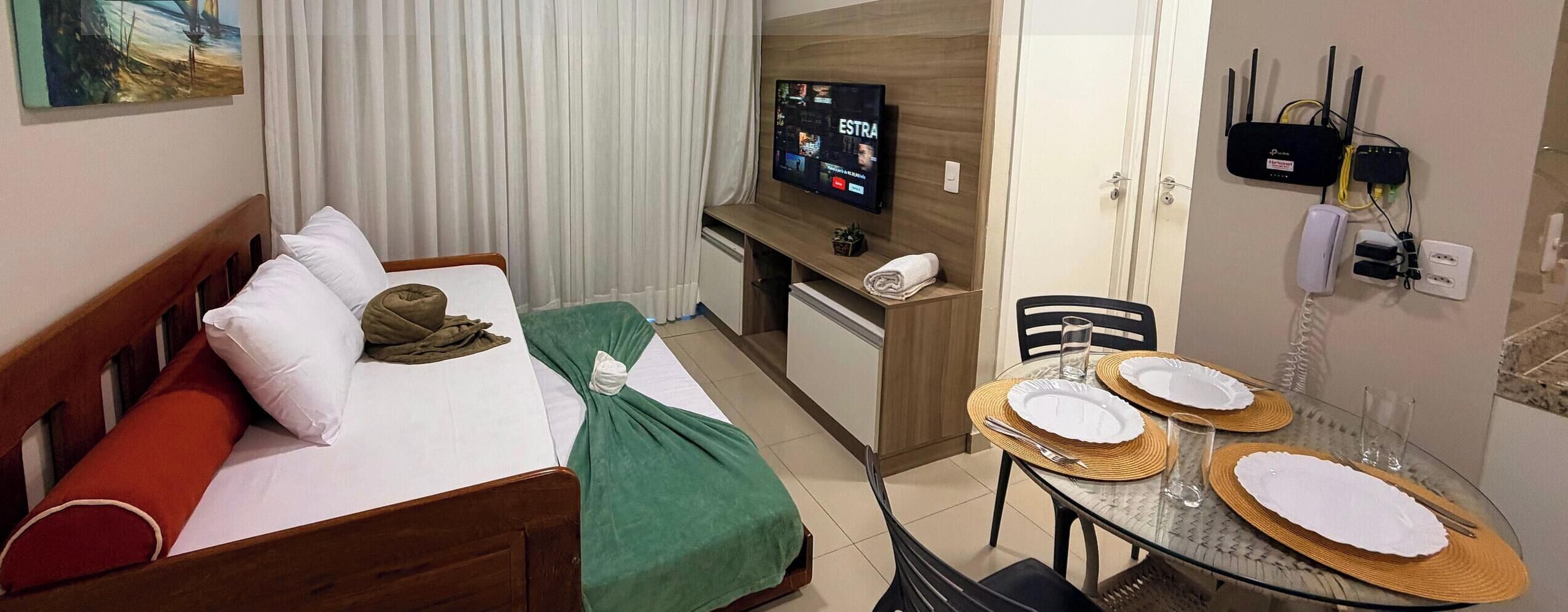 Apartment | 1 bilik tidur, cadar kapas Mesir, peralatan tempat tidur premium 