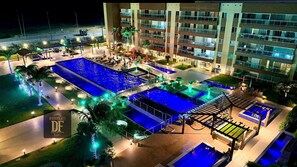 4 outdoor pools, pool umbrellas, sun loungers - Vg Fun by Diego Flats (Fortaleza)