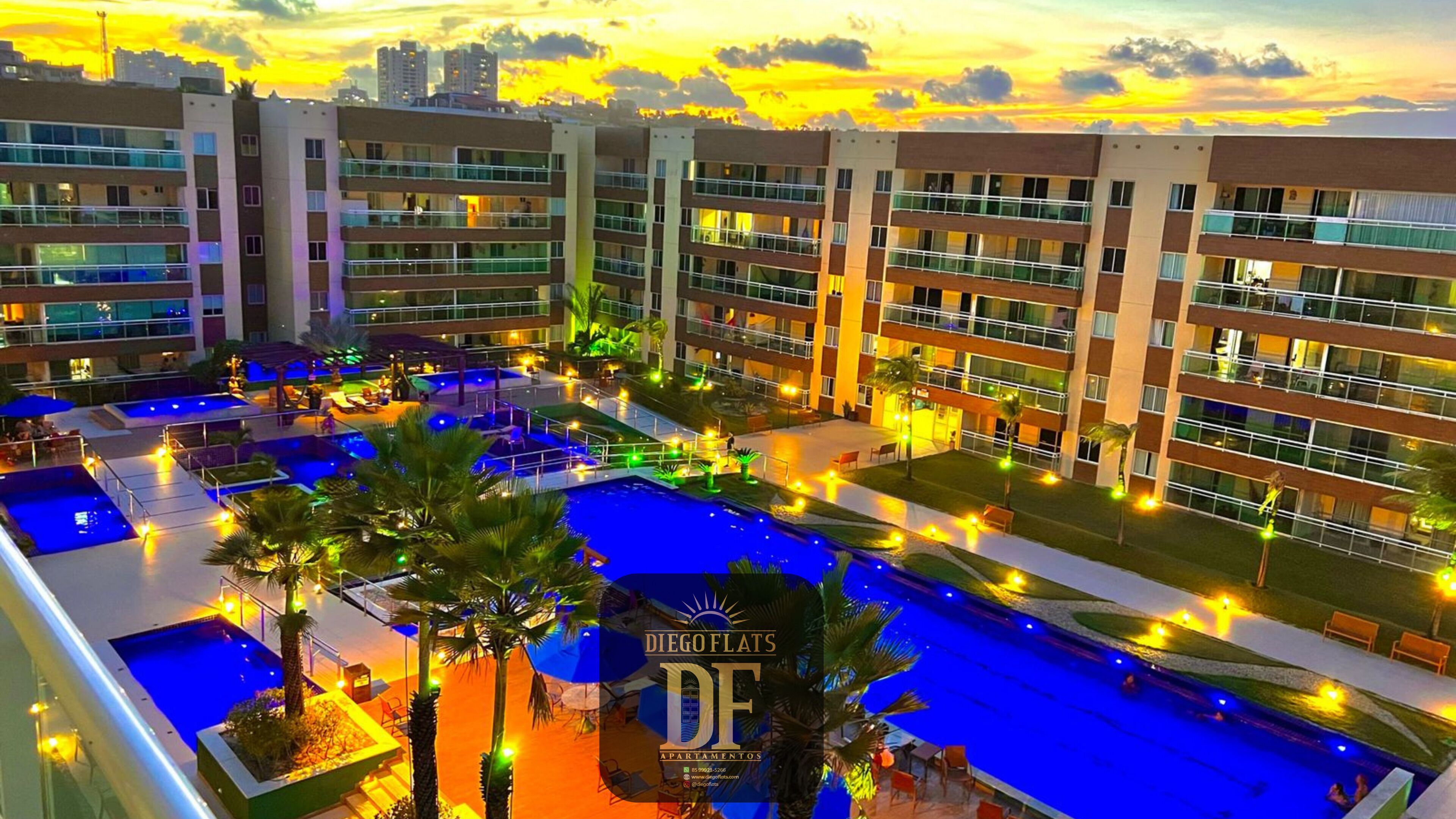 Front of property - evening/night