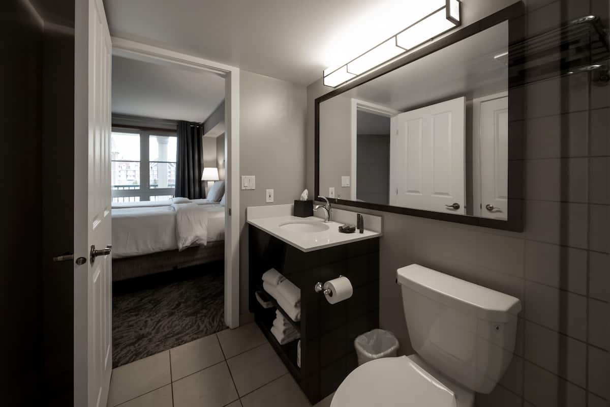 village suites two bedroom with kitchen | bathroom | free toiletries, hair dryer, towels, soap