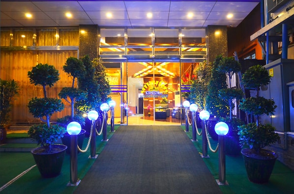 Entrée de l’hébergement