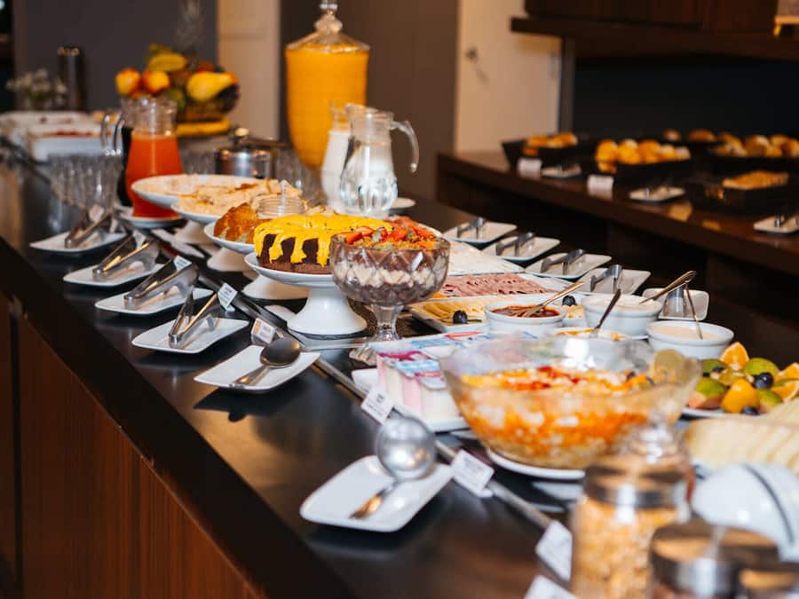 Frokostbuffé hver dag (BRL 0.01 per person)
