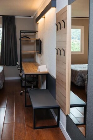 Minibar, in-room safe, desk, blackout curtains