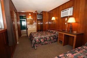 Double Room, 2 Queen Beds | Iron/ironing board, free rollaway beds, free wired internet, bed sheets