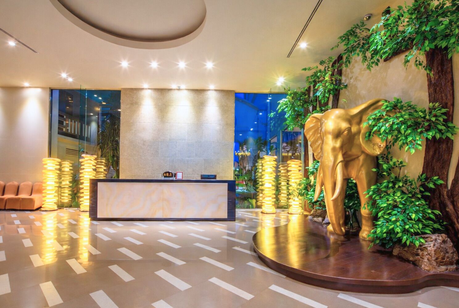 Lobby sitting area