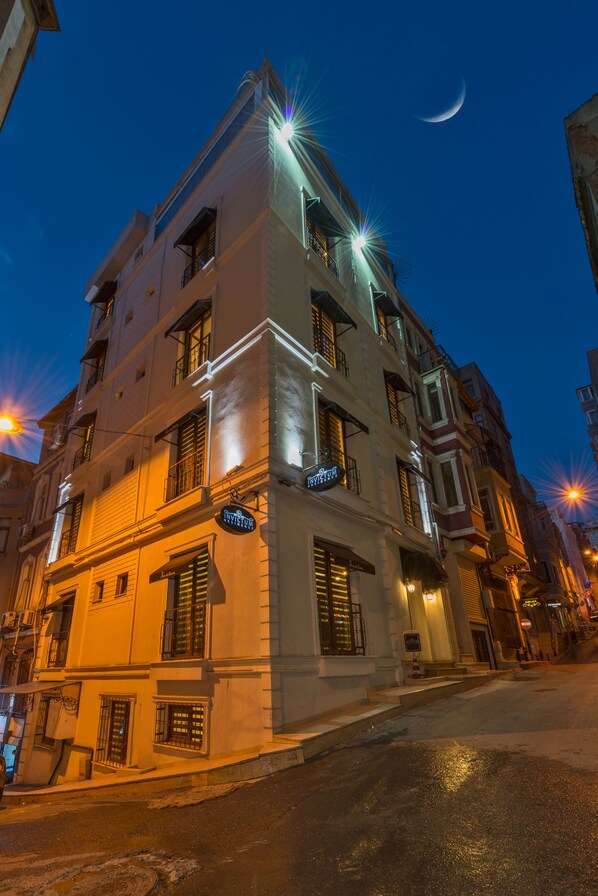 Voorkant van accommodatie