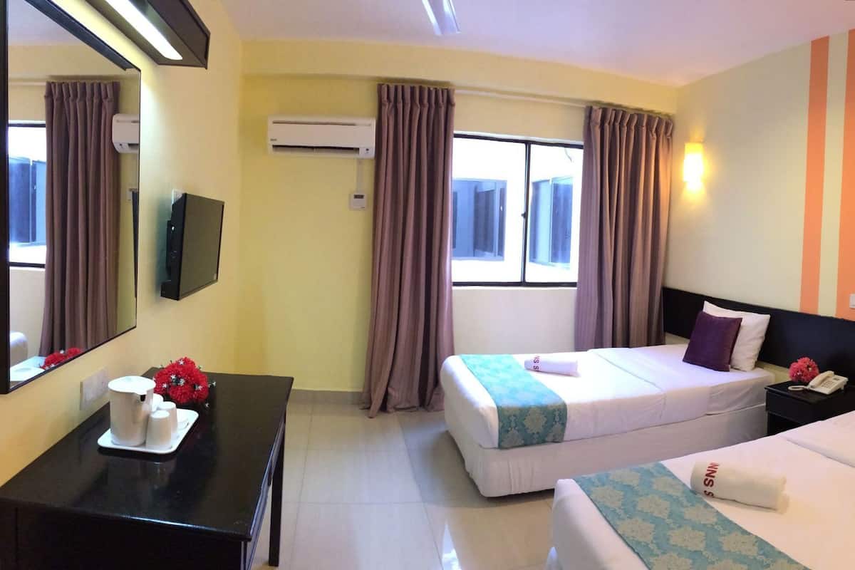 1 habitación, escritorio, wifi gratis y ropa de cama