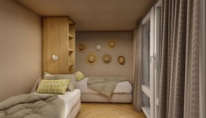 2 bedrooms, in-room safe, iron/ironing board, free WiFi - Belambra Clubs Résidence Belgodère - Golfe De Lozari (Palasca)