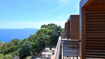 Panoramic Double Room, Terrace, Sea View | Balcony