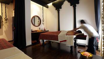 Ayurvedic treatments, 2 treatment rooms, massages