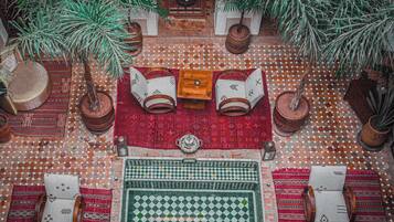 Deluxe Double Room, 1 Queen Bed, Non Smoking, Courtyard View (Maysar) | Terrace/patio