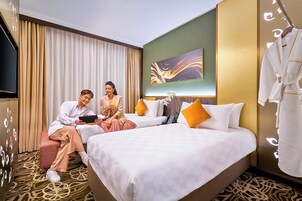 Superior Room - One Night Stay | Minibar, in-room safe, desk, iron/ironing board