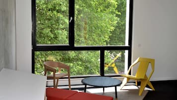 Sala de estar en el lobby