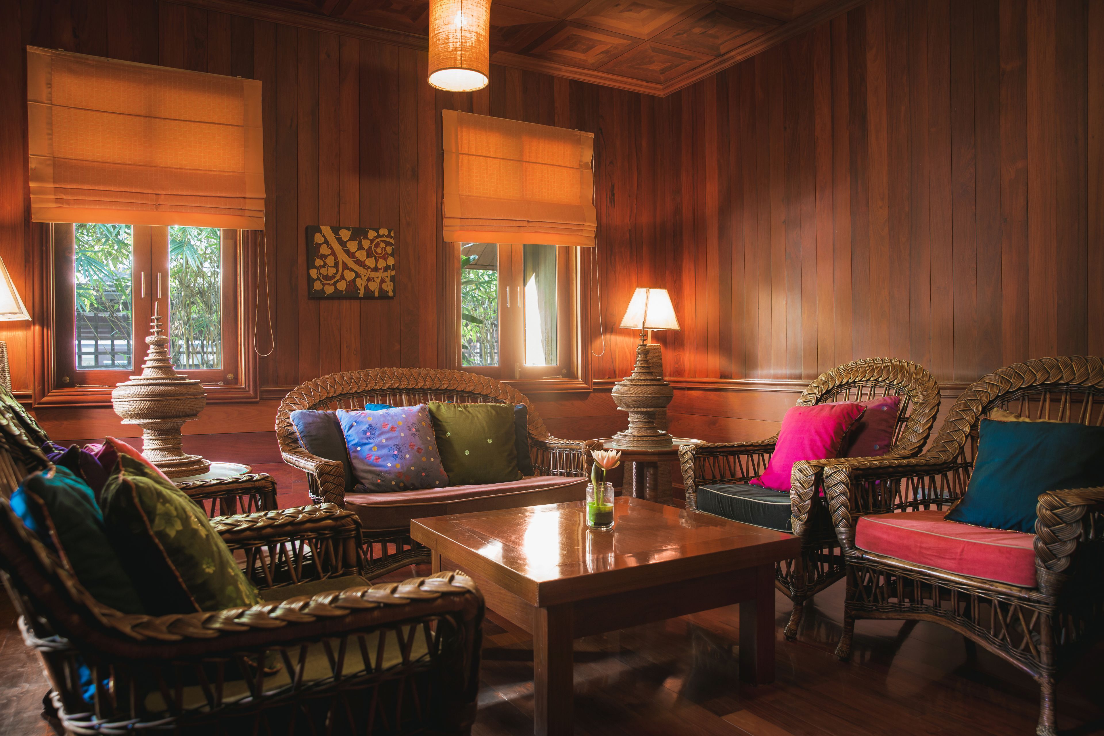 junior suite villa | living room | 36-inch led tv with satellite channels, tv