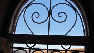 Vue depuis lâhĂ©bergement