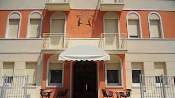 Fassade der Unterkunft