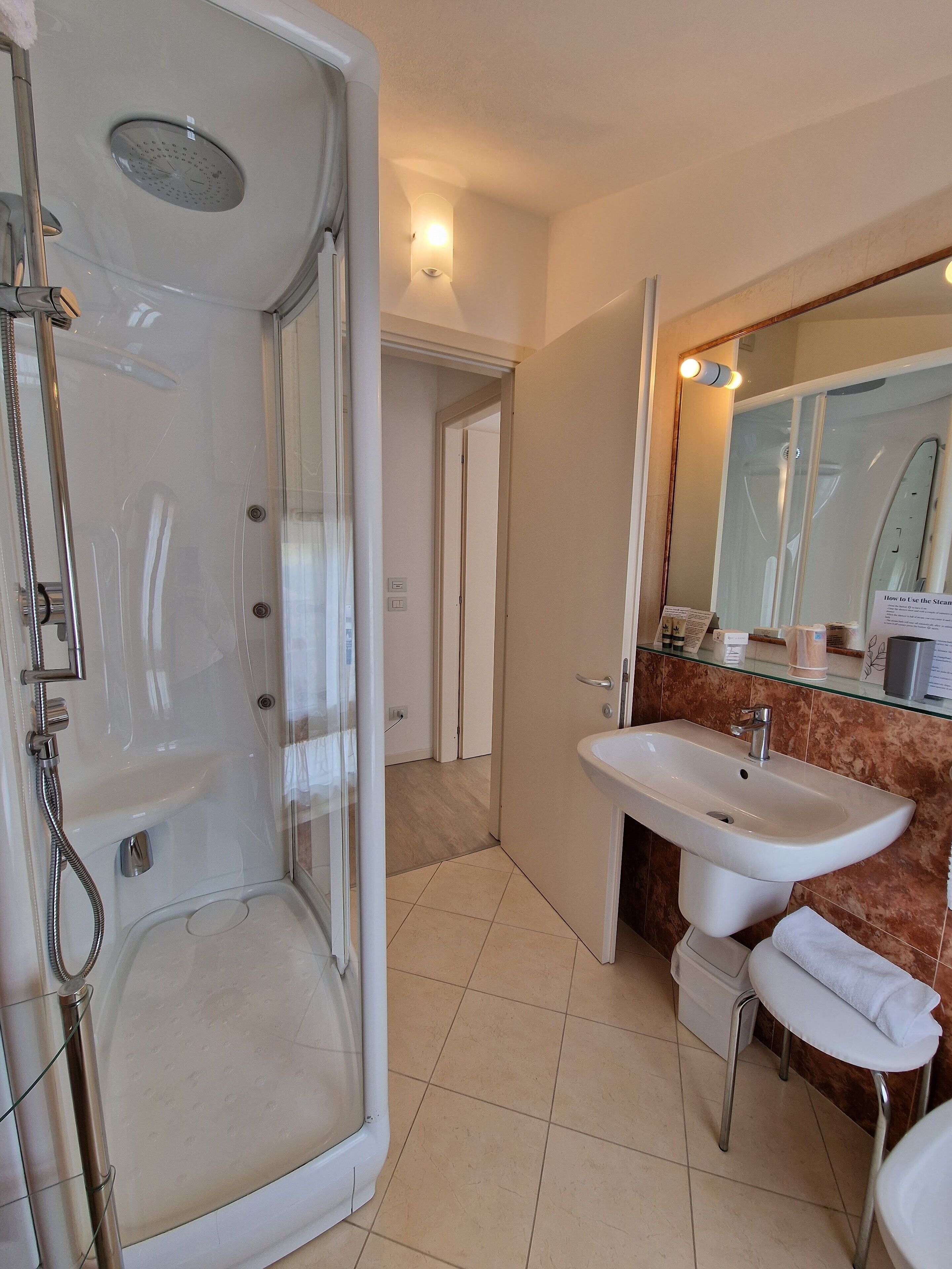 comfort room | bathroom | free toiletries, hair dryer, bidet, towels