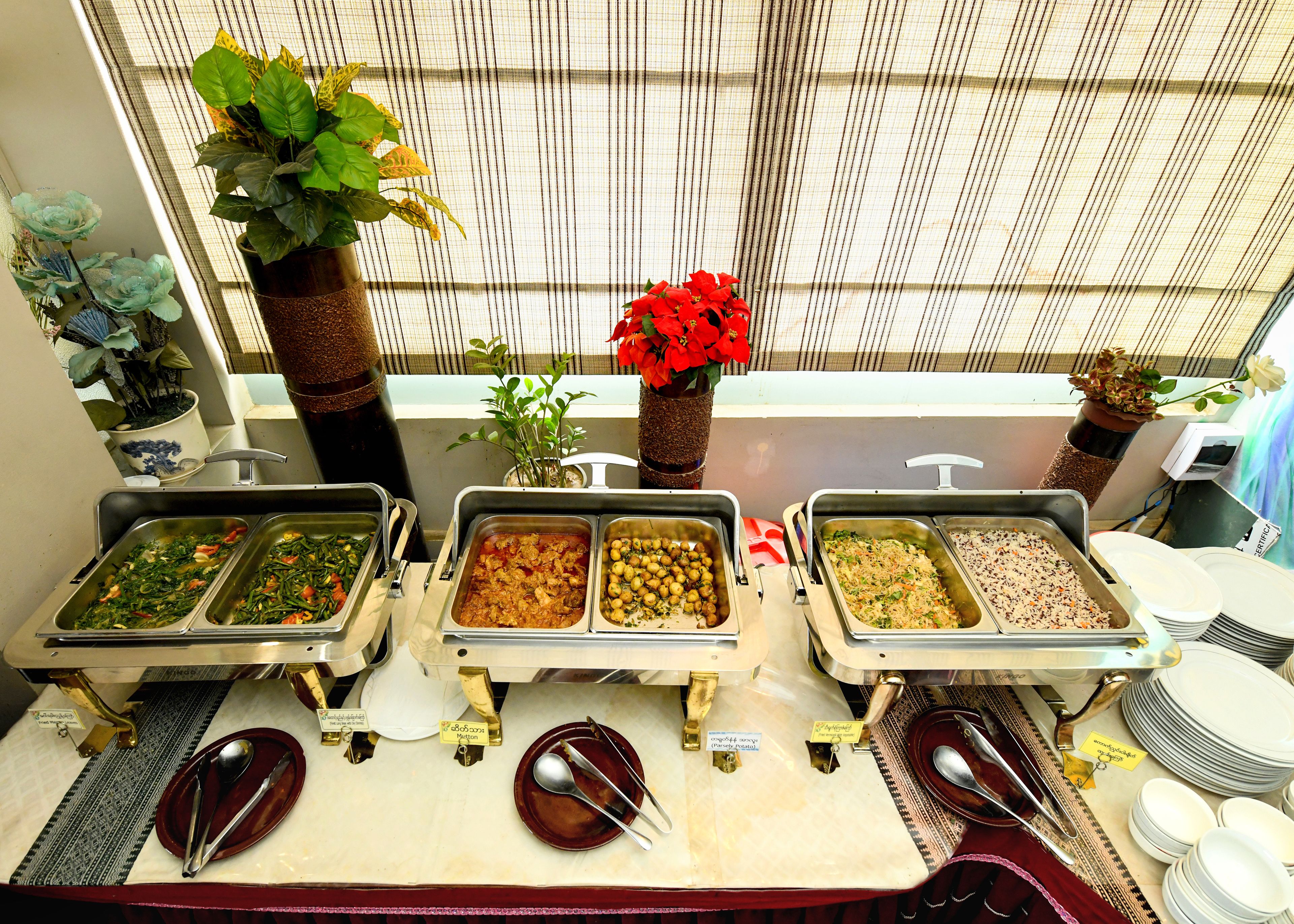 daily continental breakfast (mmk 5 per person)