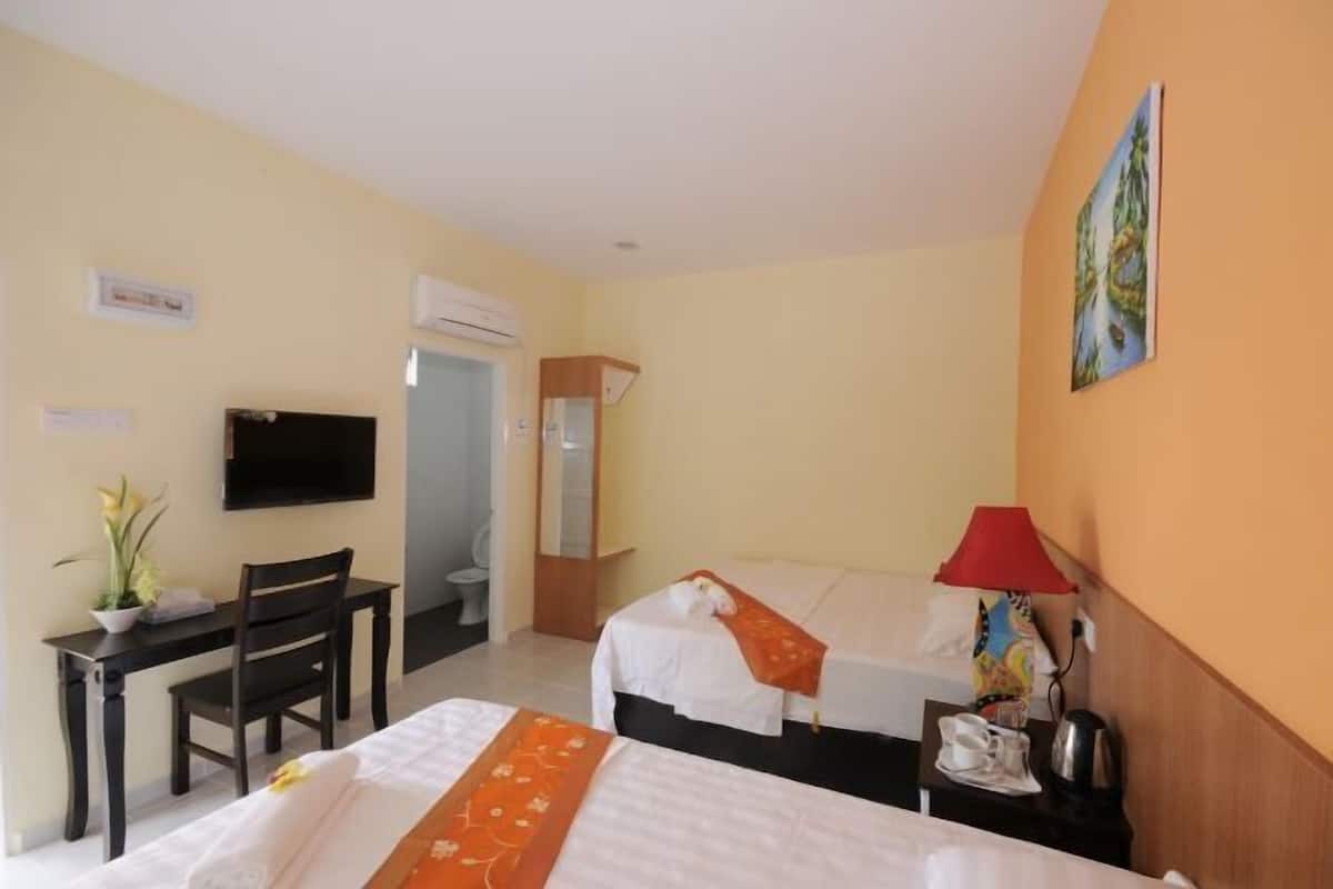 1 chambre, chambres insonorisées, Wi-Fi gratuit, draps fournis