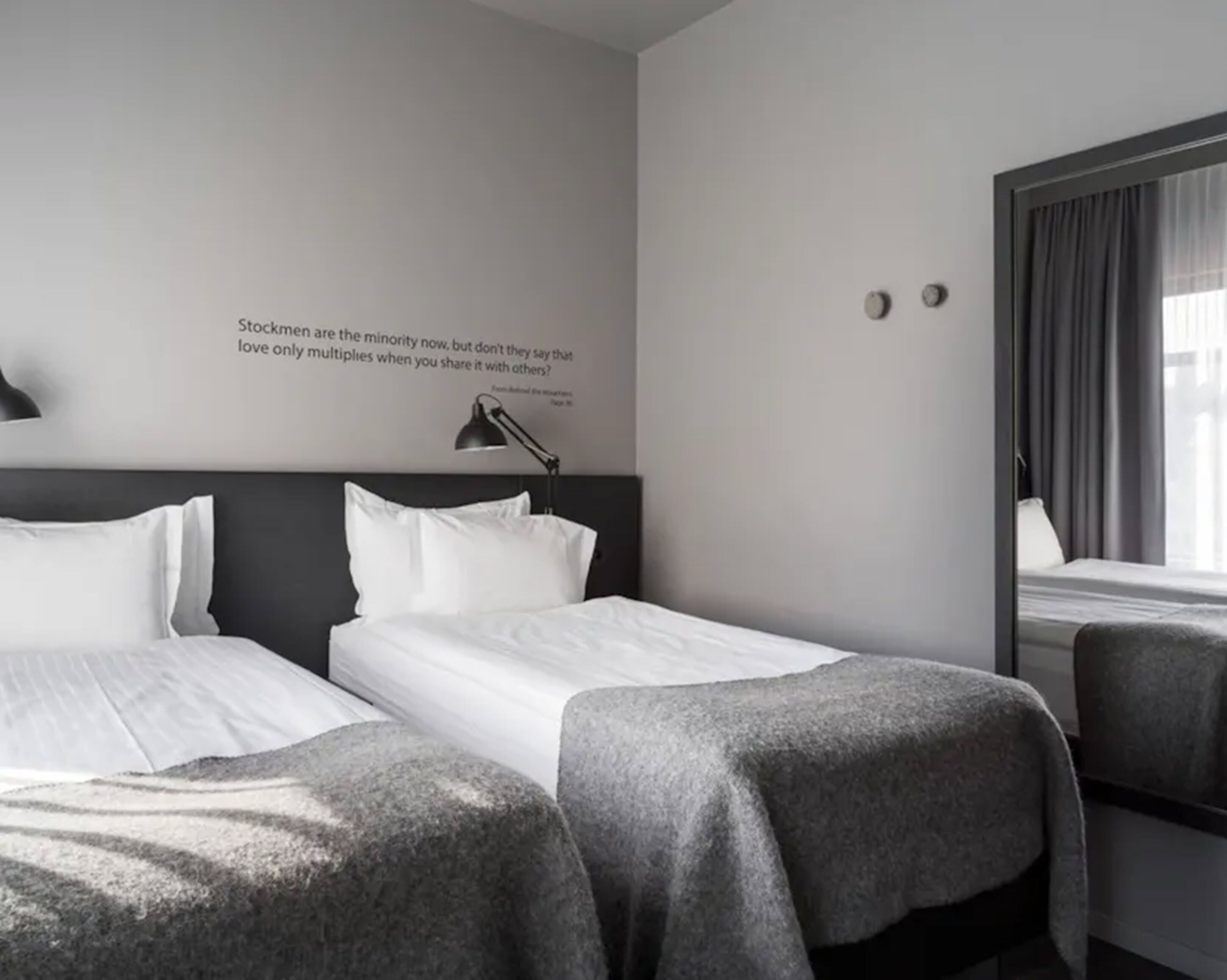 standard twin room | premium bedding, desk, blackout curtains, iron/ironing board