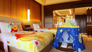 Kamer, 2 tweepersoonsbedden, niet-roken, uitzicht op resort | 1 slaapkamer, luxe beddengoed, een minibar, een kluis op de kamer