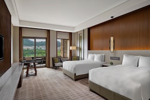Room, 2 Double Beds, Non Smoking, Golf View (Balcony) | 1 bedroom, premium bedding, minibar, in-room safe