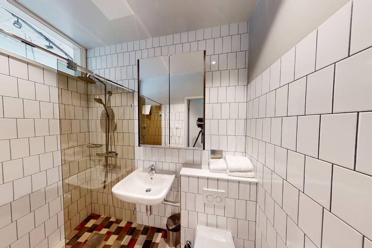 apartment, 1 bedroom, kitchenette | bathroom | shower, free toiletries, hair dryer, towels