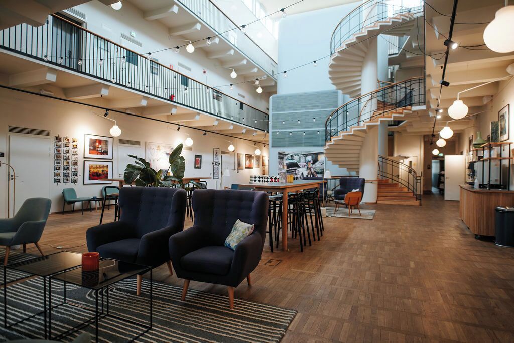 Lobby sitting area