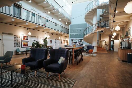 Lobby sitting area