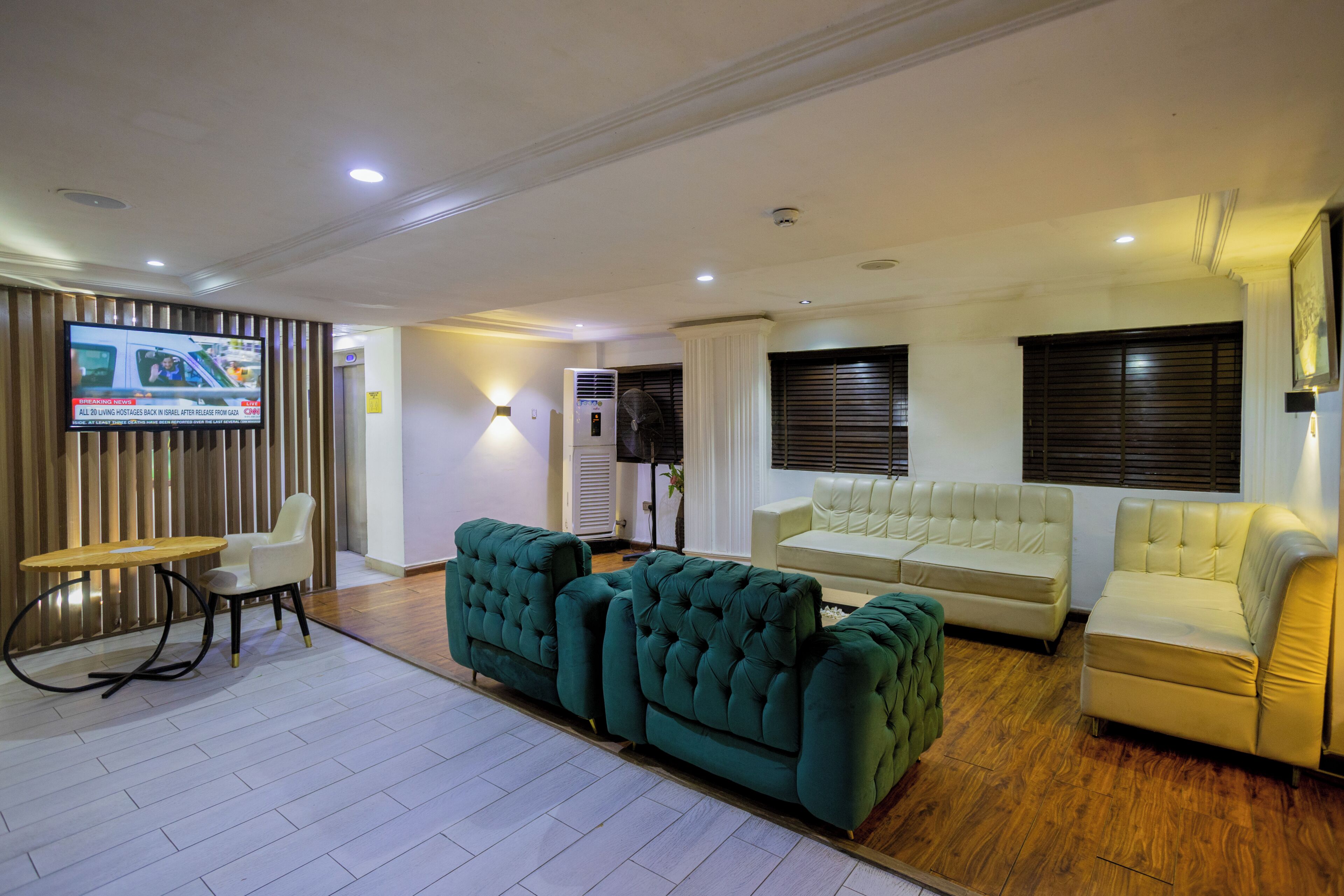 Sala de estar en el lobby