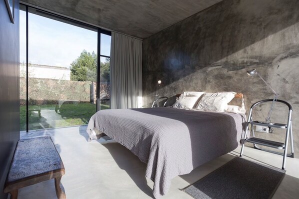 Villa Premium, 1 cama King size, vista al jardín | 1 habitación, ropa de cama de alta calidad y camas con efecto memoria 