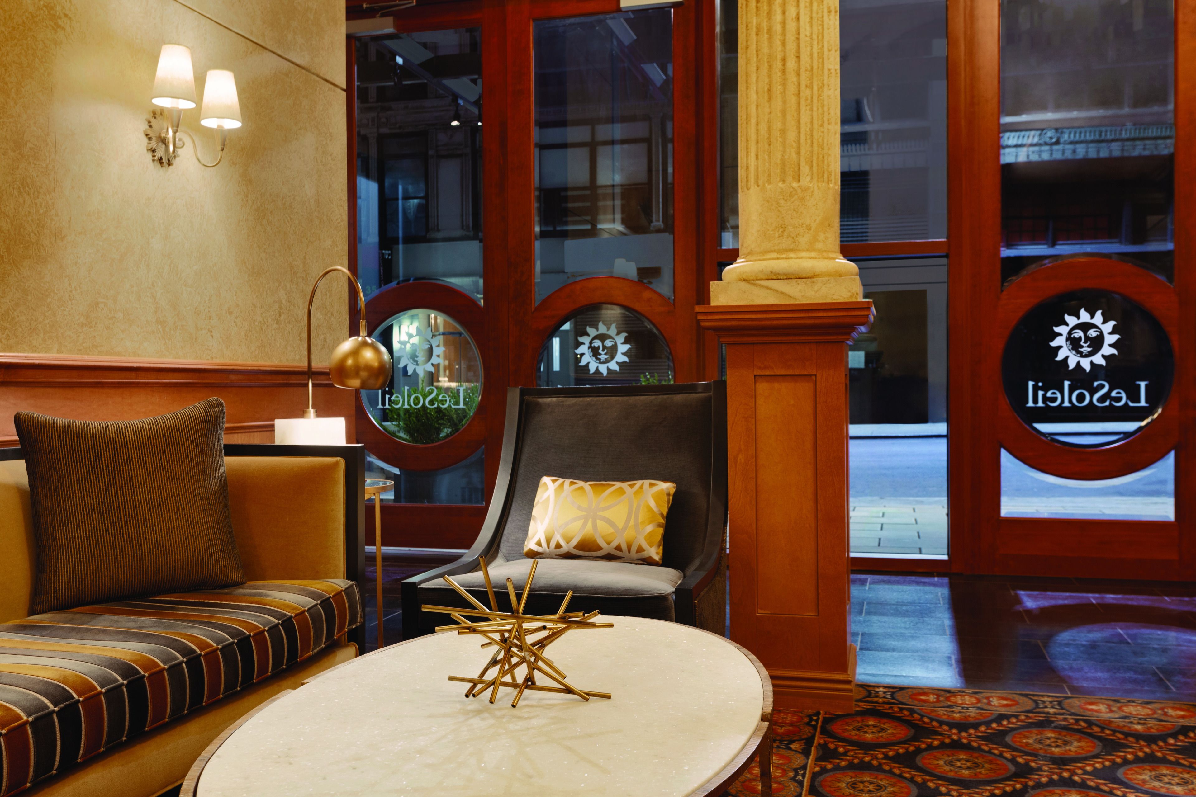 Lobby sitting area