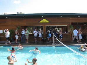 Poolside bar
